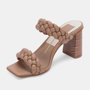 Dolce Vita Paily Braided Double Strap High Heel Sandals size 7